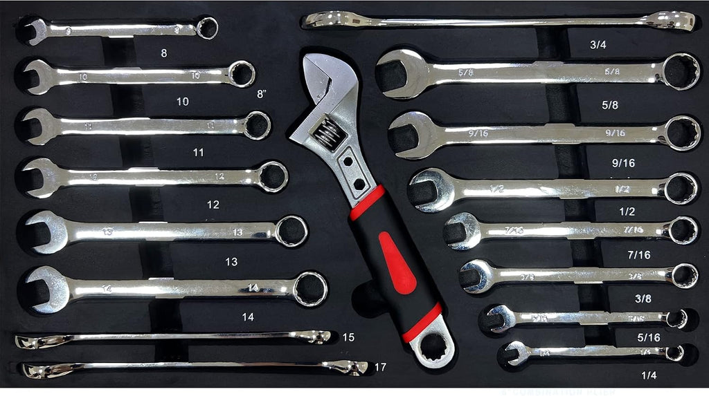 439-Piece Mechanics Tool Set, Household Tool kit with 3-Drawer Heavy Duty Metal Box, Portable Tool Box for Home/Auto Repair - Gift for Men - Blue & Black