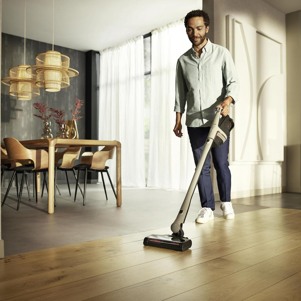 Miele Triflex HX2 Sprinter Vacuum Cleaner,120 min runtime, Cashmere Grey / Rose Gold