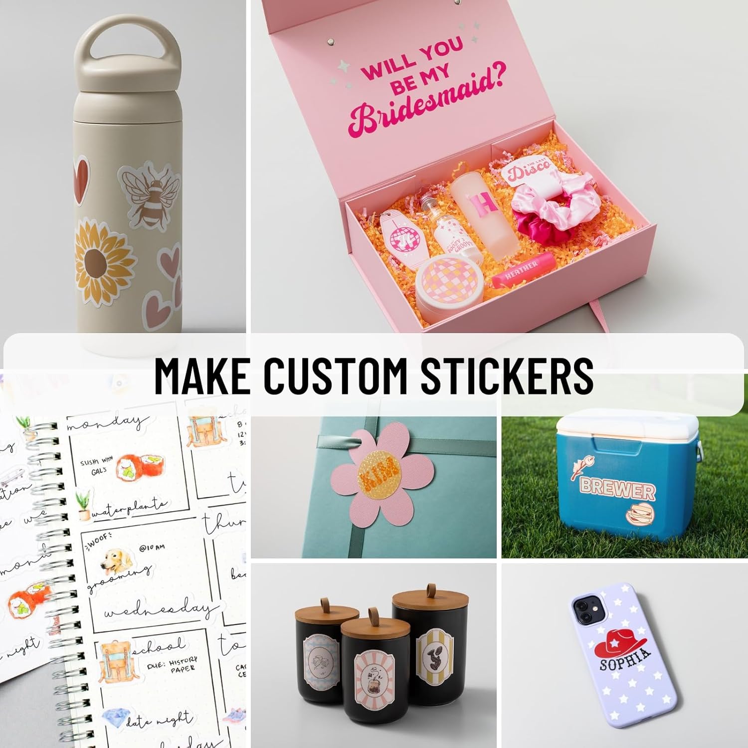 Cricut Maker 4 Sticker Making Bundle - Print Then Cut Machine with Waterproof Sticker Paper, Vinyl & Tools for Custom Stickers & Small Business