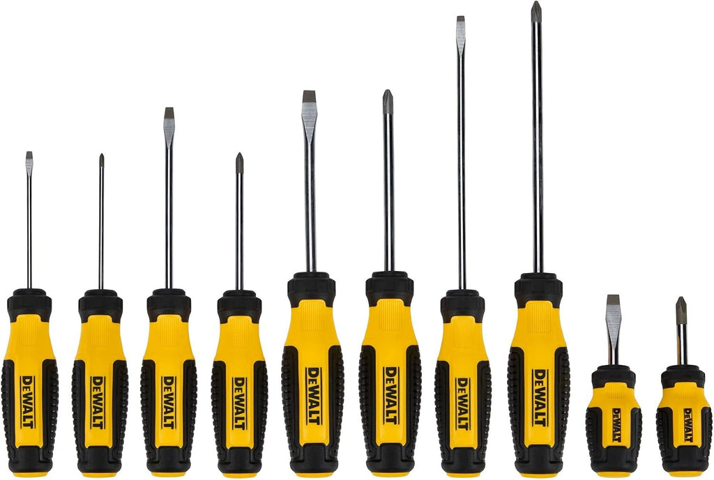 DEWALT Mechanics Tool Set (204 Pieces) and Screwdriver Set (10 Pieces)
