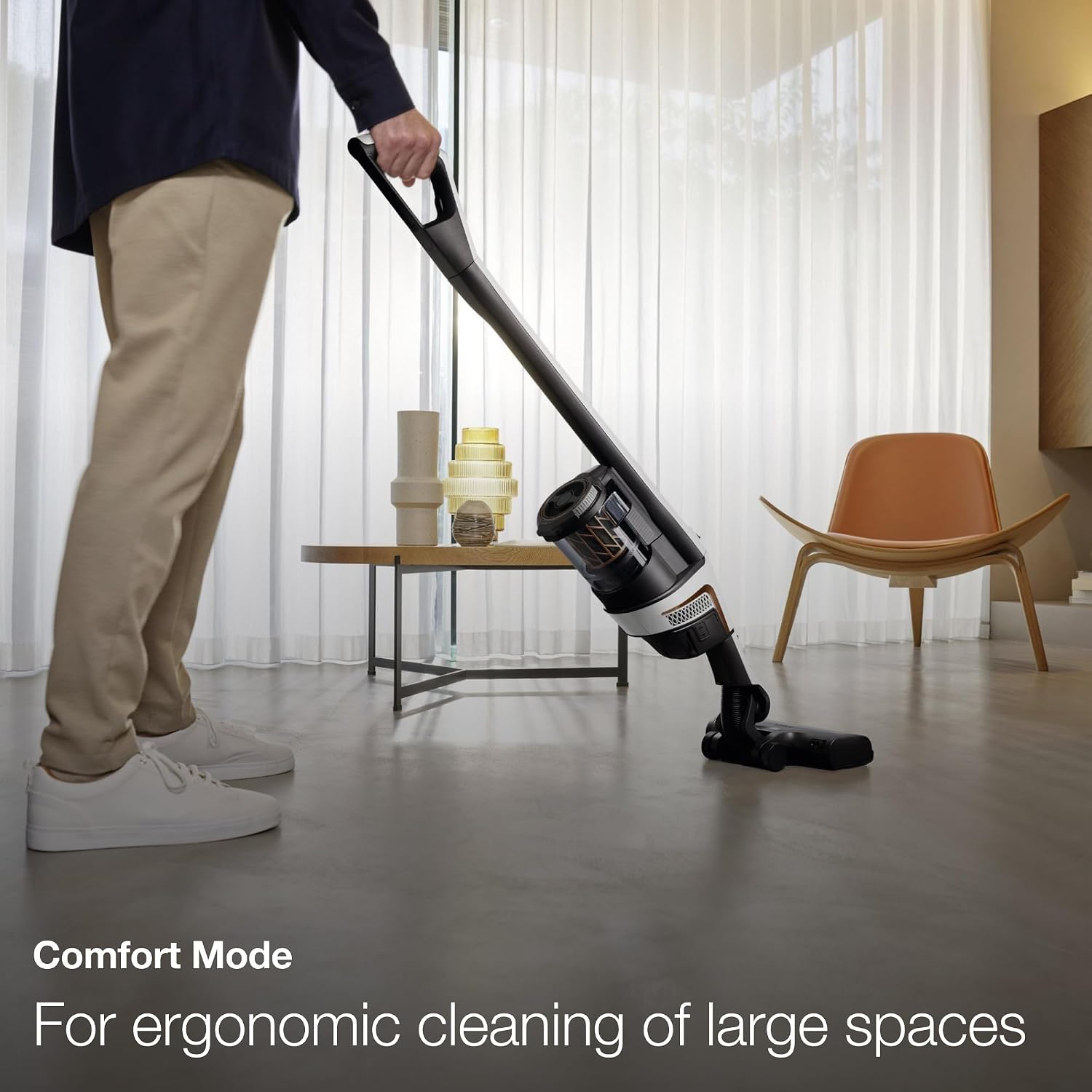 Miele Triflex HX2 Cat & Dog Self-Standing Cordless Stick Vacuum Cleaner 60 min runtime,Obsidian Black / Rose Gold