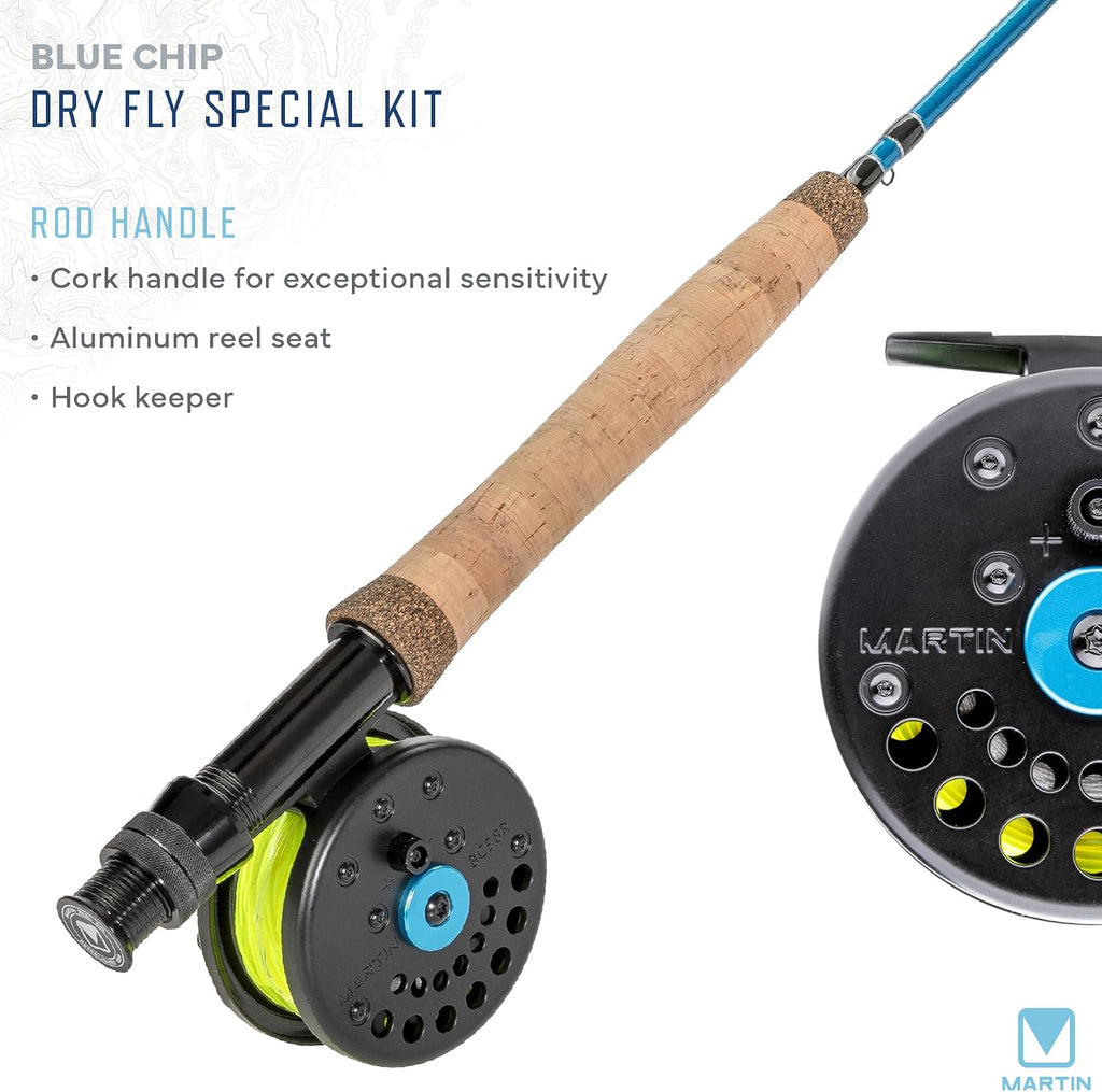 Martin Fly Reel and Fishing Rod Combo Kit
