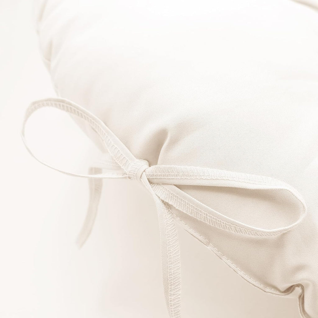 Lifup Water Resistant Papasan Cushion, Rocker Chair Pads, Hammock Seating Cushion for Hanging Egg Chair Folding Garden Sofa Patio Garden Swing Chair Beige Oval 67' x 47'