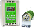 3000W Wind Solar Hybrid Charge Controller, PWM 600W Wind + 400W Solar Boost Technology, Digital Intelligent Regulator for Wind Turbine Generator and Battery Charge, 48V Solar Controller