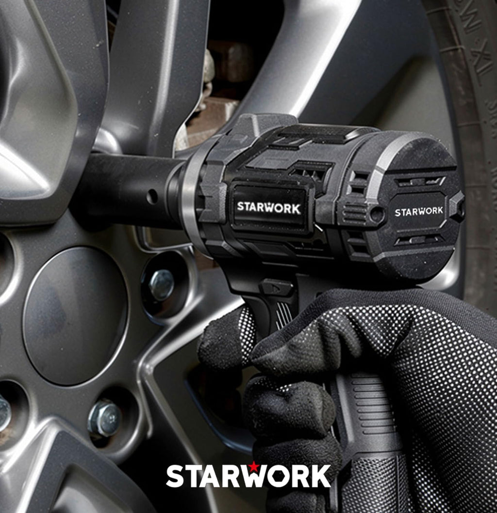 STARWORK TRUE MECHANIC 153-Piece 1/4', 3/8', 1/2' Drive Master Impact Socket Set, Professional, SAE/Metric