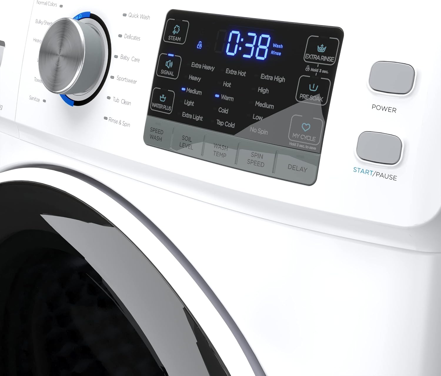 KoolMore Large Capacity Washer + Dryer Bundle - 4.5 Cu. Ft. Front Load Washing Machine [120V] (FLW-5CWH) + 8 Cu. Ft Front Load Dryer [240V] (FLD-8CWH)