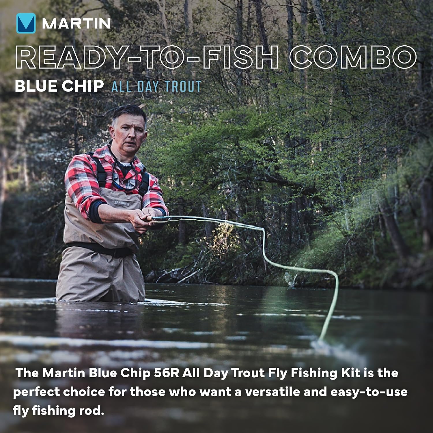 Martin Fly Reel and Fishing Rod Combo Kit