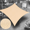 Royal Shade 12' x 20' Beige Rectangle Waterproof Sun Shade Sail Order to Make Canopy Awning, UPF50+ 95% UV Blockage Water Resistant, Outdoor Backyard Patio Garden Carport (We Customize)