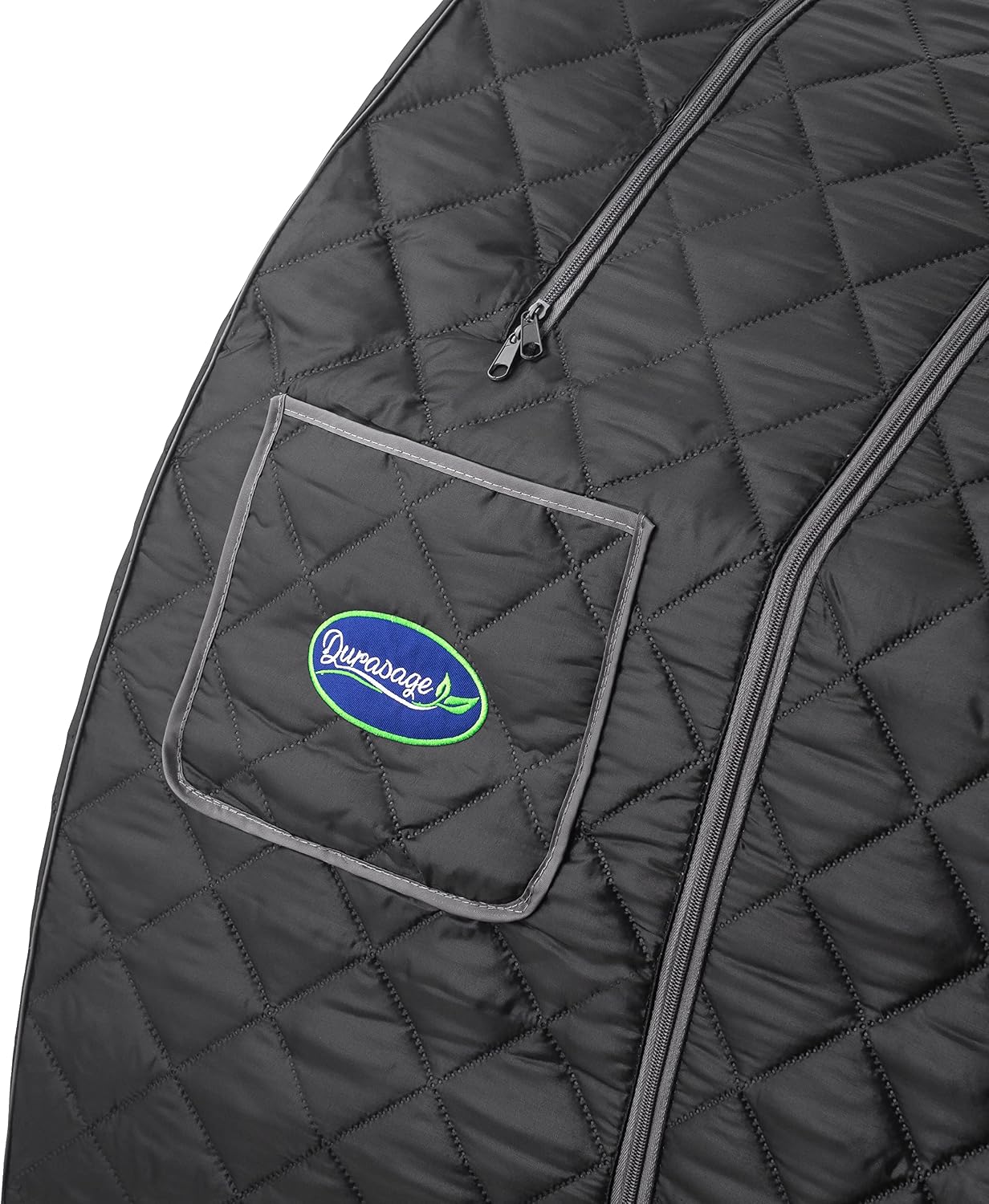Durasage Lightweight Portable Personal Steam Sauna Spa for Relaxation at Home, 60 Minute Timer, 800 Watt Steam Generator, Chair Included (Black)