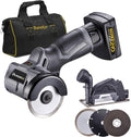 Durofix RC1222-PG G12 Series 12V Cordless 3' Compact Cut-Off Tool Kit, 20,000 RPM with Interchangeable Blades & Safety Guard + 4.0 Ah Battery & Canvas Bag