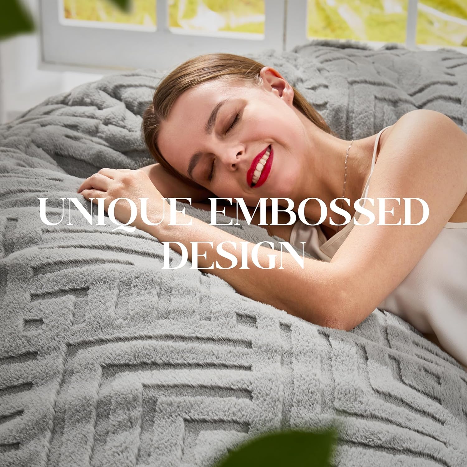 Hobestluk Bean Bag Chairs Adults Beanbag Chair with Filler Large Bean Bags with Fluffy Embossed Cover, Giant Bean Bag Chairs for Adults (Grey, 5FT - 50' x 50' x 24')