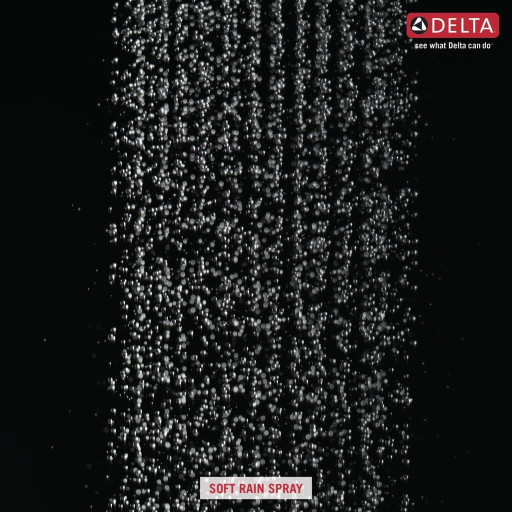 Delta Faucet Vero 14 Series Single-Function Tub and Shower Trim Kit with Single-Spray Touch-Clean Rain Shower Head, Chrome T14253 (Valve Not Included)