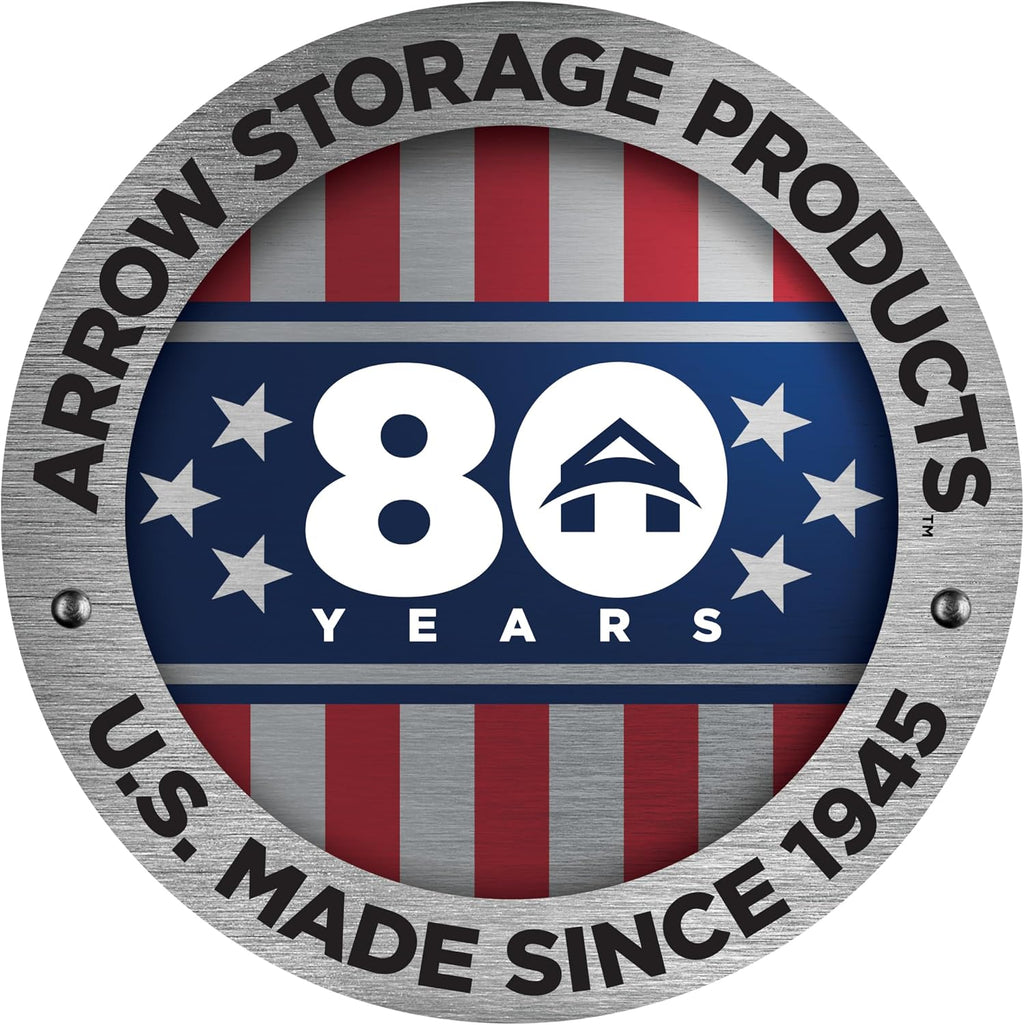 Arrow Carports Galvanized Steel Carport, with 1-Sided Enclosure, Compact Car Metal Carport Kit, 12' x 24' x 7', Charcoal