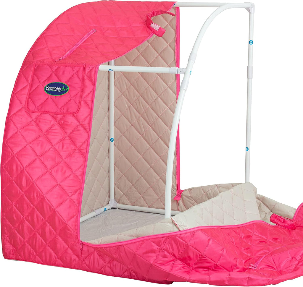 Durasage Portable Steam Sauna for Home Use – Foldable Full Body Personal Spa Tent with 800W Steam Generator, 60-Min Timer, Chair Included, Lightweight Design