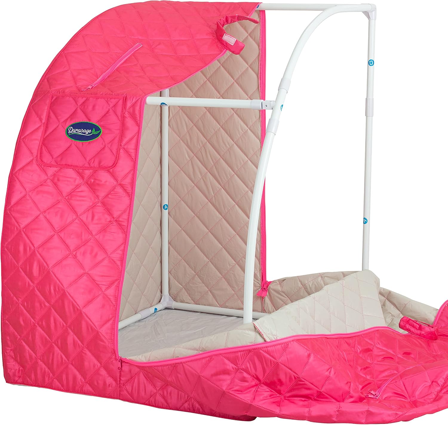 Durasage Portable Steam Sauna for Home Use – Foldable Full Body Personal Spa Tent with 800W Steam Generator, 60-Min Timer, Chair Included, Lightweight Design