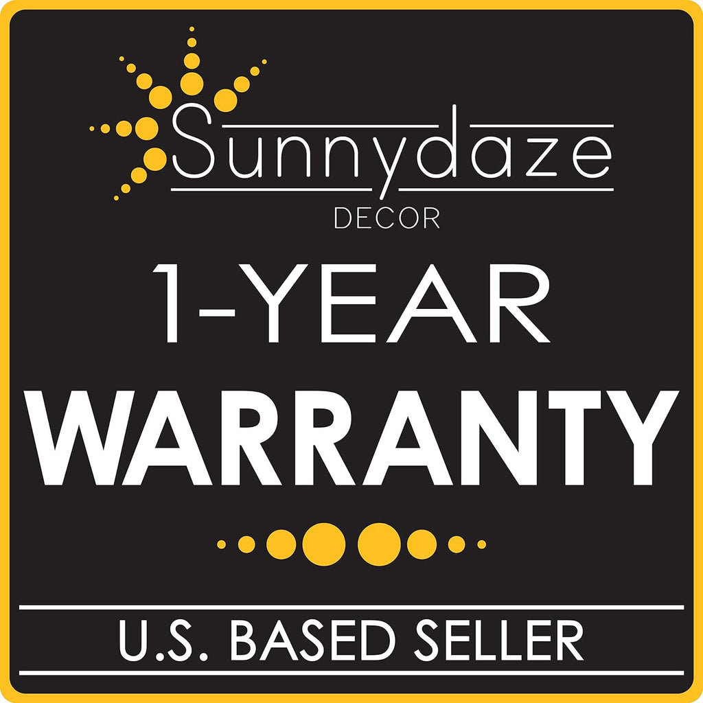 Sunnydaze Steel Egg Chair Stand with Extra-Wide Round Base - Black Powder-Coated Finish - Hardware Included -76 Inches Tall