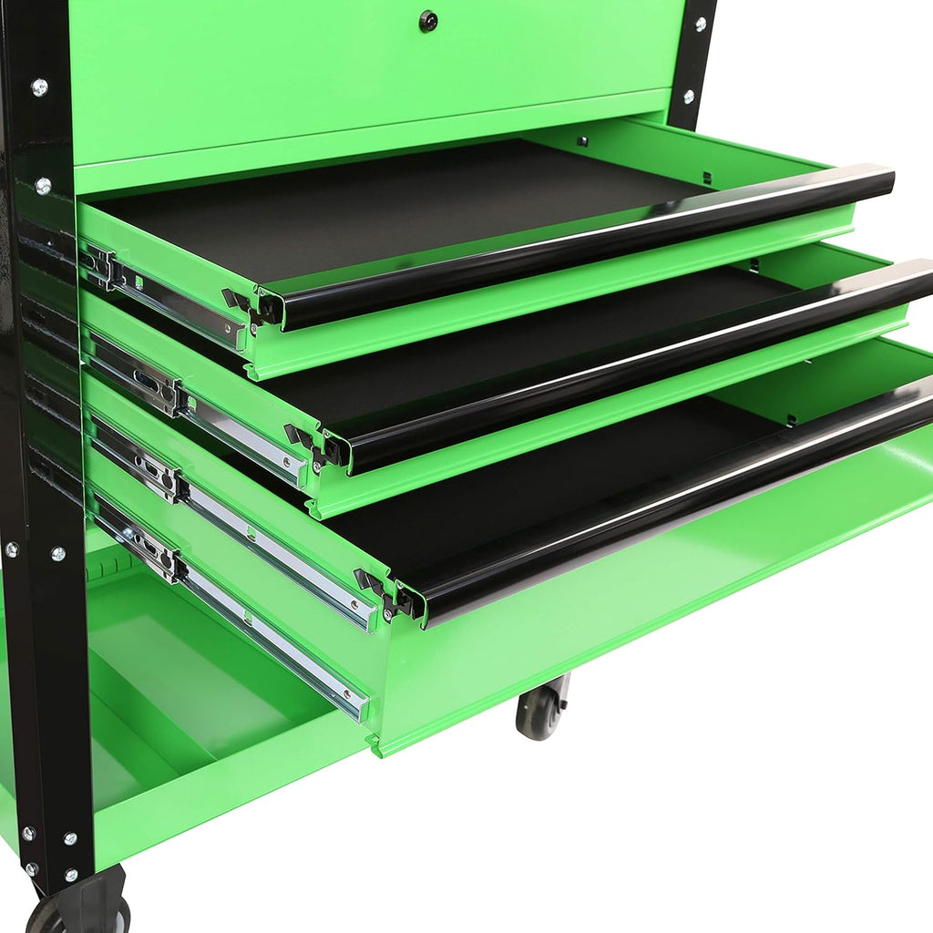 OEMTOOLS 24731 Automotive Rolling Tool Cart with Drawers, Gifts for Men, Dad Gifts, Mechanics Rolling Tool Chest, Secure Locking System, Integrated Power Strip, Heavy Duty Steel Construction