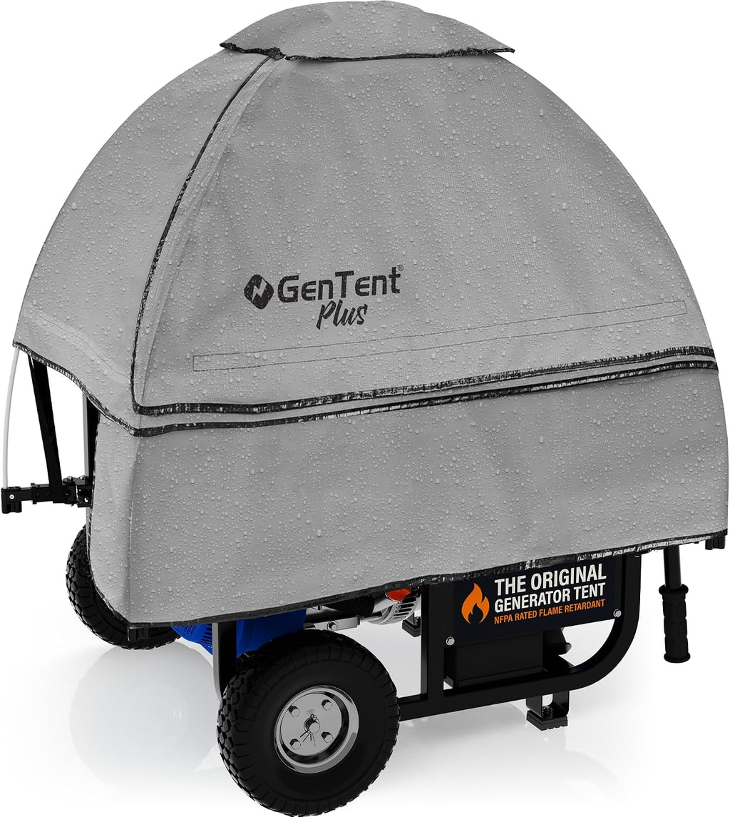 GenTent Open Frame Running Cover – Universal Kit Generator Tent (Gray, Original - Plus)
