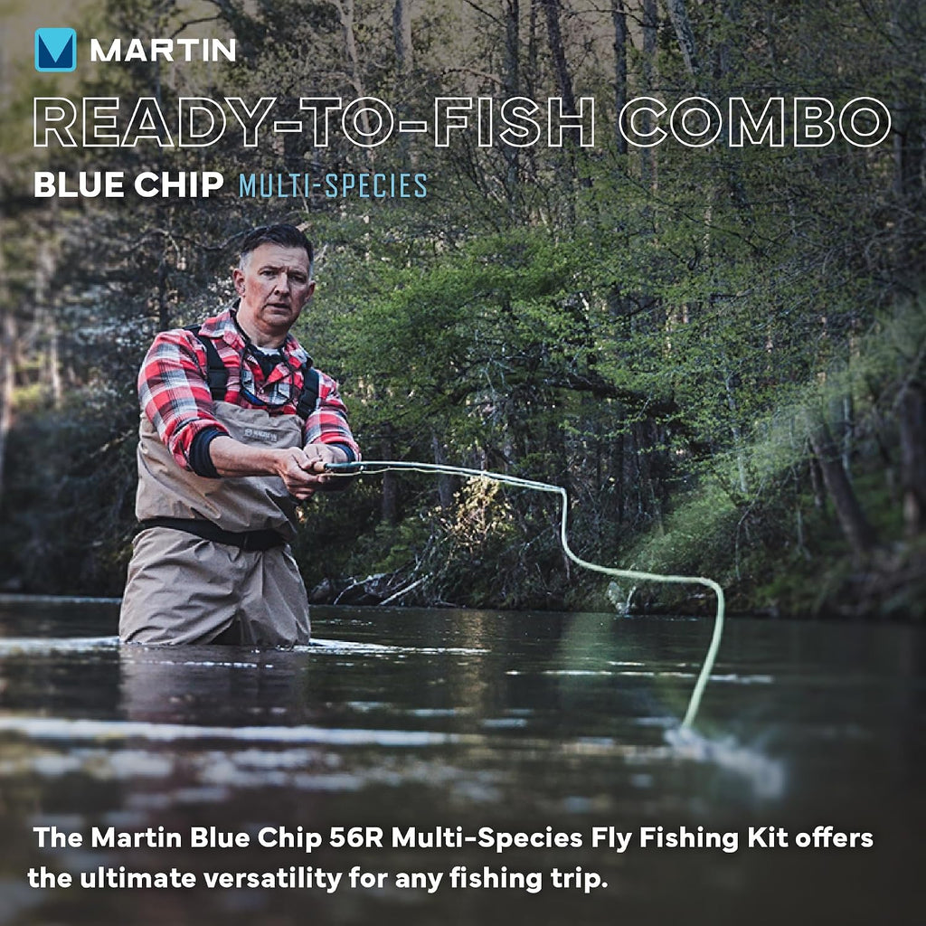 Martin Fly Reel and Fishing Rod Combo Kit