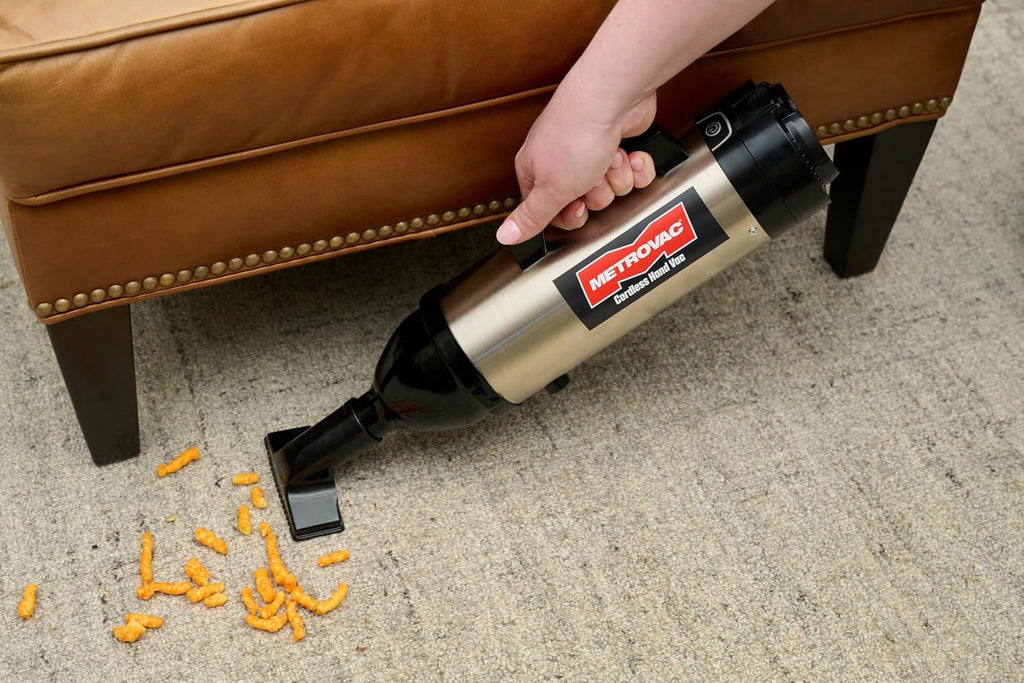 METROVAC CHV-S4 Cordless Handheld Car Vacuum Cleaner | High Power Heavy Duty Stainless Steel Detailing Kit
