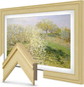 Antique White 65' Premiere Deco TV Frame - Compatible ONLY with Samsung The Frame TV and Pro TVs (Fits 2021-2026, LS03A, LS03B,LS03C,LS03D,LS03FA,LS03FW)