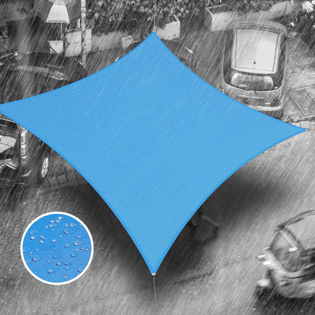 Royal Shade 4' x 11' Blue Rectangle Waterproof Sun Shade Sail RS-SLR Canopy Awning Shelter, UPF50+ 98% UV Blockage UV & Water Resistant, Outdoor Patio Garden Carport (We Make Custom Size)