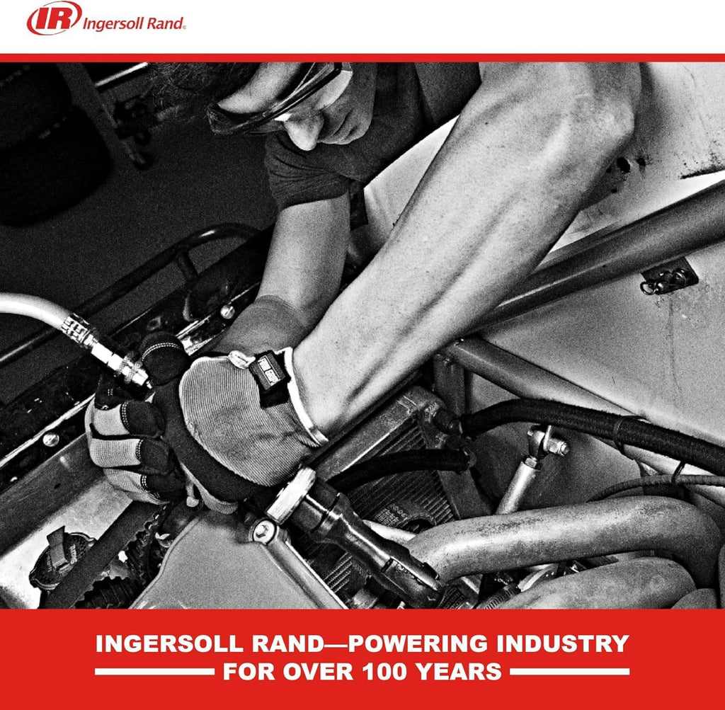 Ingersoll Rand 123MAXK Vibration Reduced Air Hammer 5-Piece Chisel Set, 3,530 BPM, 2-5/8' Stroke, Round Shank
