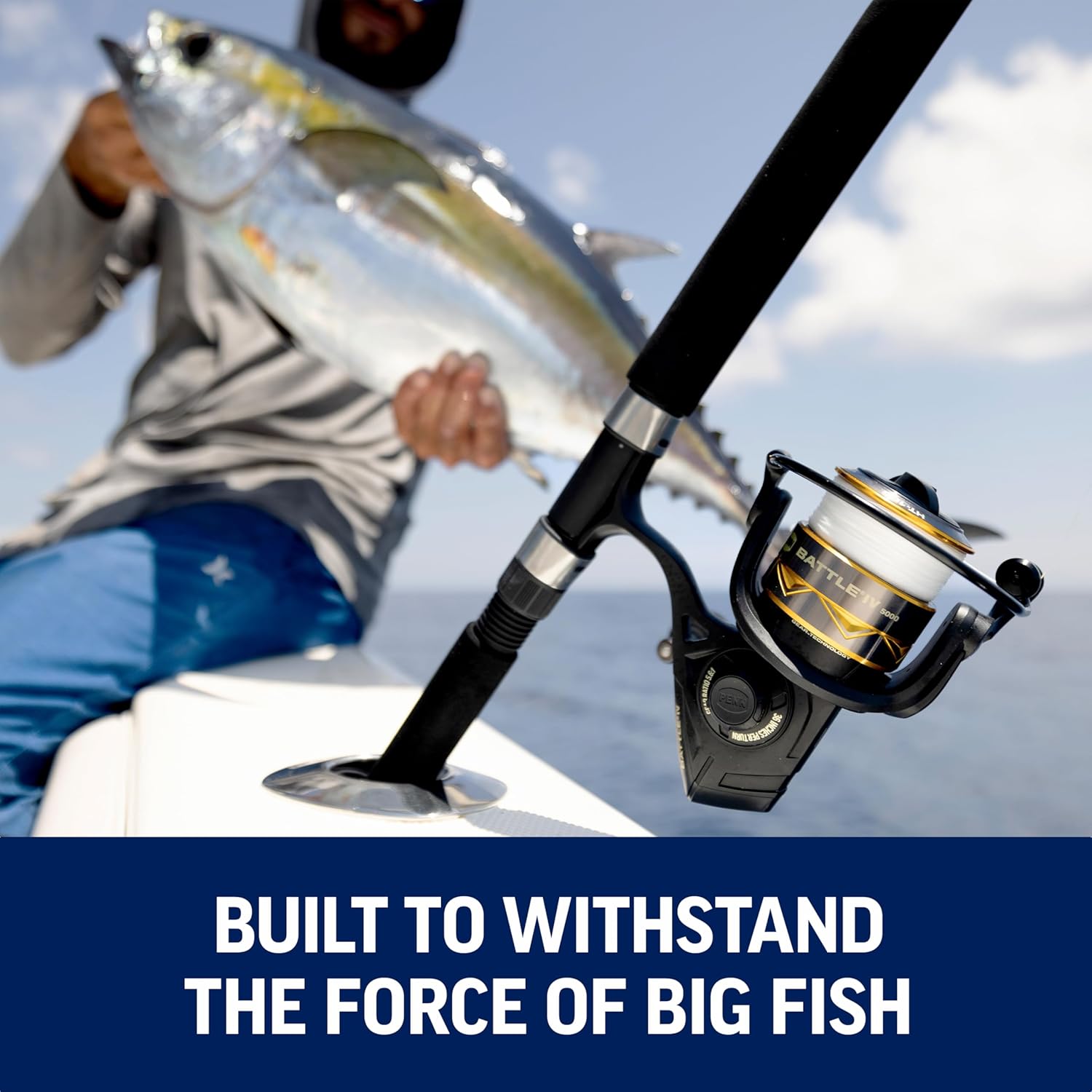 Penn Battle IV Spinning Reel and Fishing Rod Combo