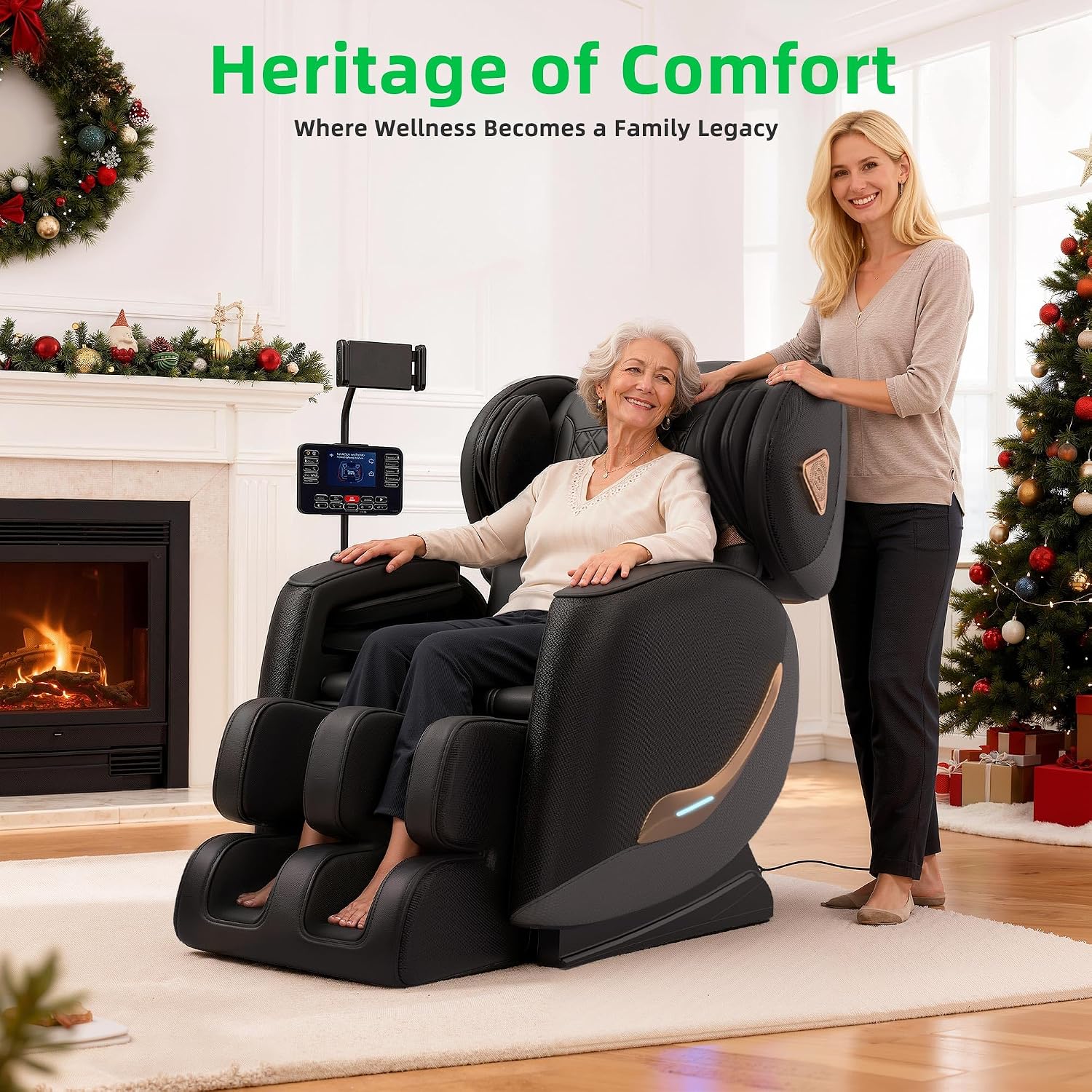 Upgraded Massage Chair Full Body, Zero Gravity Massage Chair Recliner- 10 Fix Points, 2026 Shiatsu Massage Chairs with Heat, Airbags, Foot Massage, 6 Auto Modes, Bluetooth Speaker