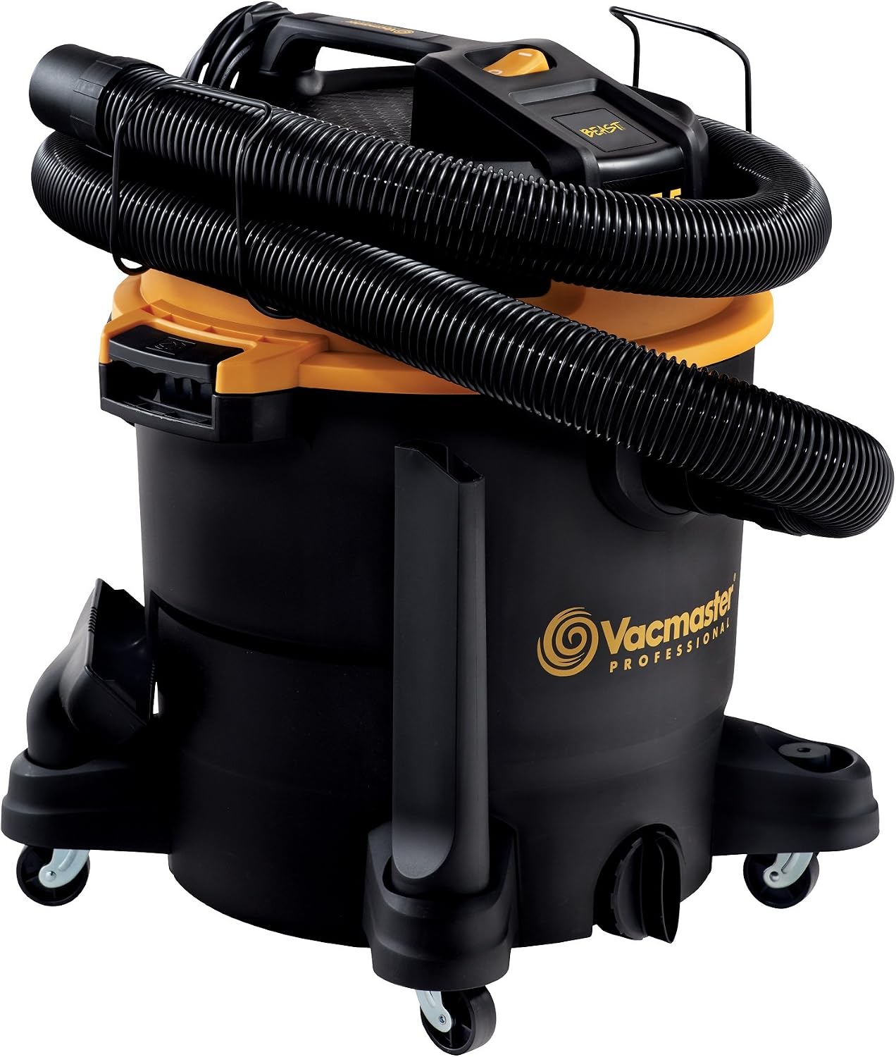 Vacmaster Professional - Professional Wet/Dry Vac, 12 Gallon, Beast Series, 5.5 HP 2-1/2' Hose (VJH1211PF0201) , Black