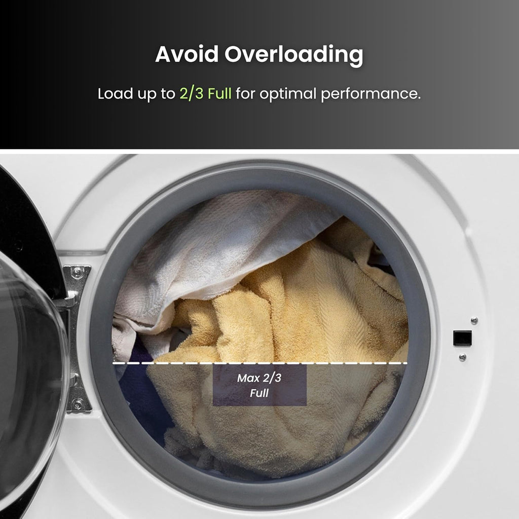 Equator All-in-one Washer Dryer Ventless FULLY BUILTIN 0-CLEARANCE 1.62cf/15lbs 110V 1400RPM with Pedestal + ADA (White)
