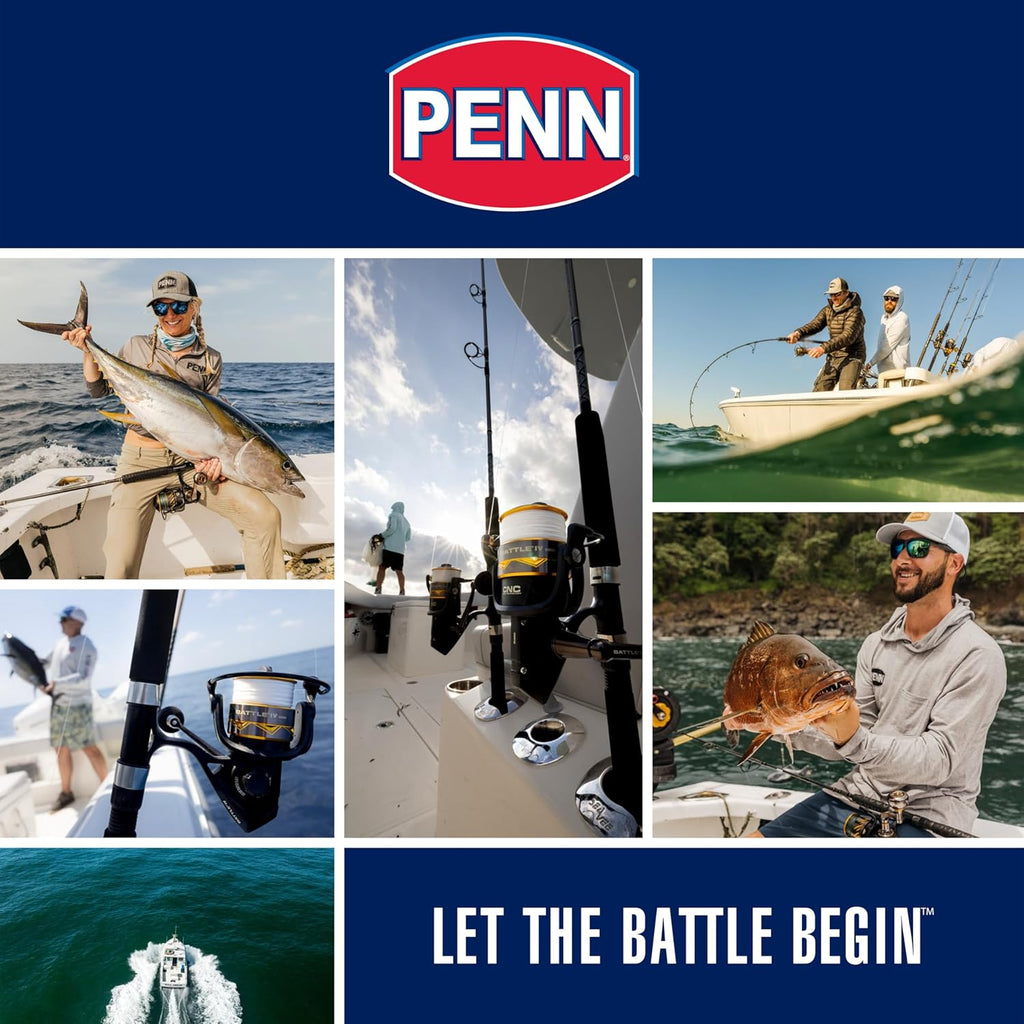 Penn Battle IV Spinning Reel and Fishing Rod Combo