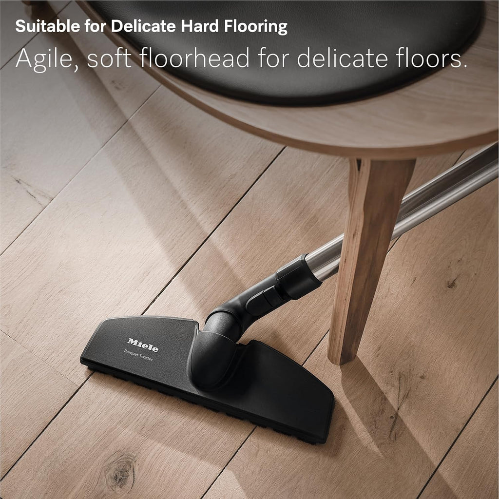 Miele Guard S1 Electro Bagged Canister Vacuum Cleaner, AirClean Plus Filtration, SEB 217-3 Electrobrush & SBB 300-3 Parquet Twister, 1200W Powerful Suction, Compact & Lightweight, Casa Grey
