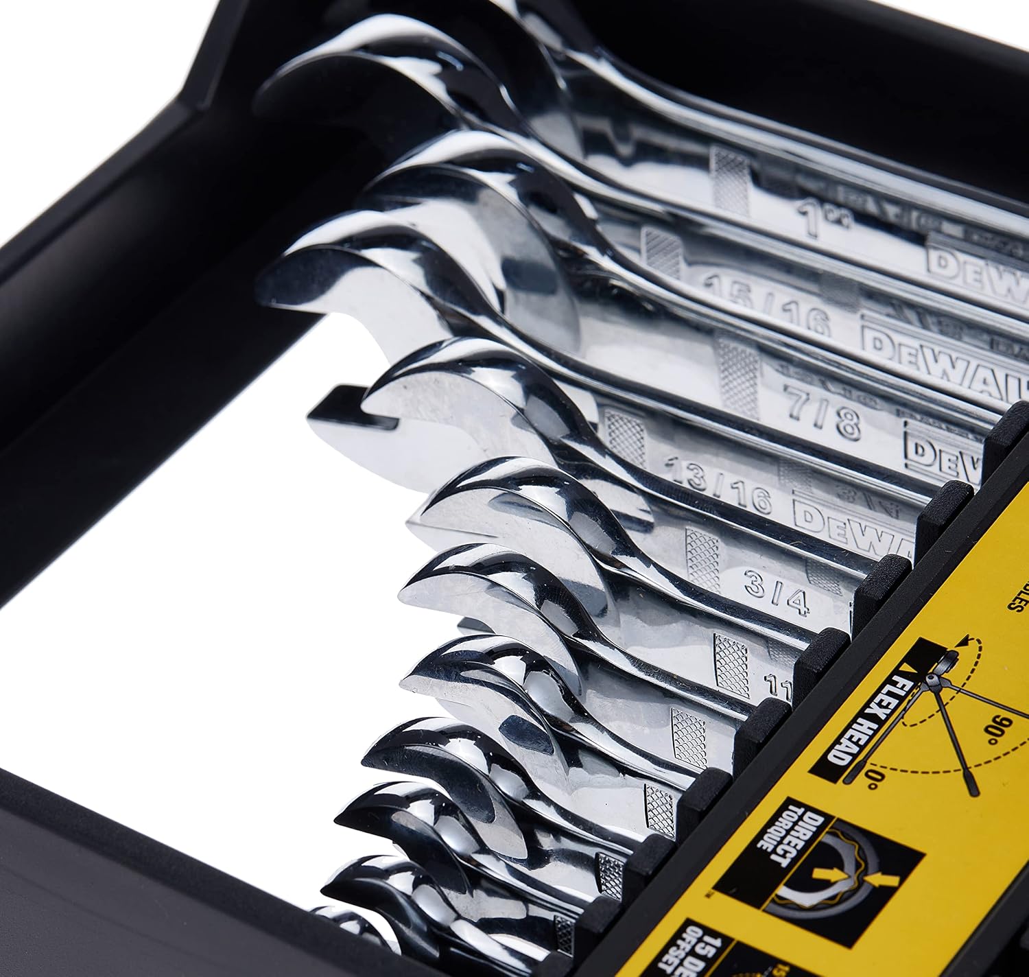 DEWALT Ratcheting Wrench Set, SAE, Flexible, 12-Piece (DWMT19231)