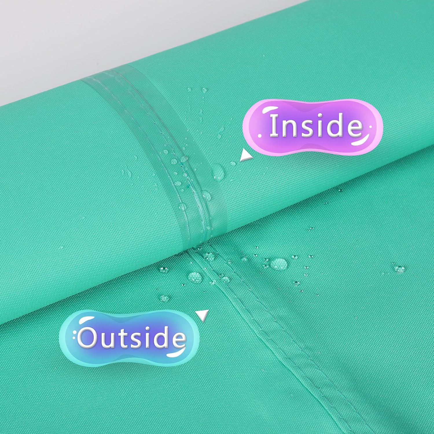 Sun Shade Sail Waterproof,UV Block Lake Blue Triangle 12' x 12' x 12' Shade Sails,for Outdoor Pergola Carport Awning Yard Activities
