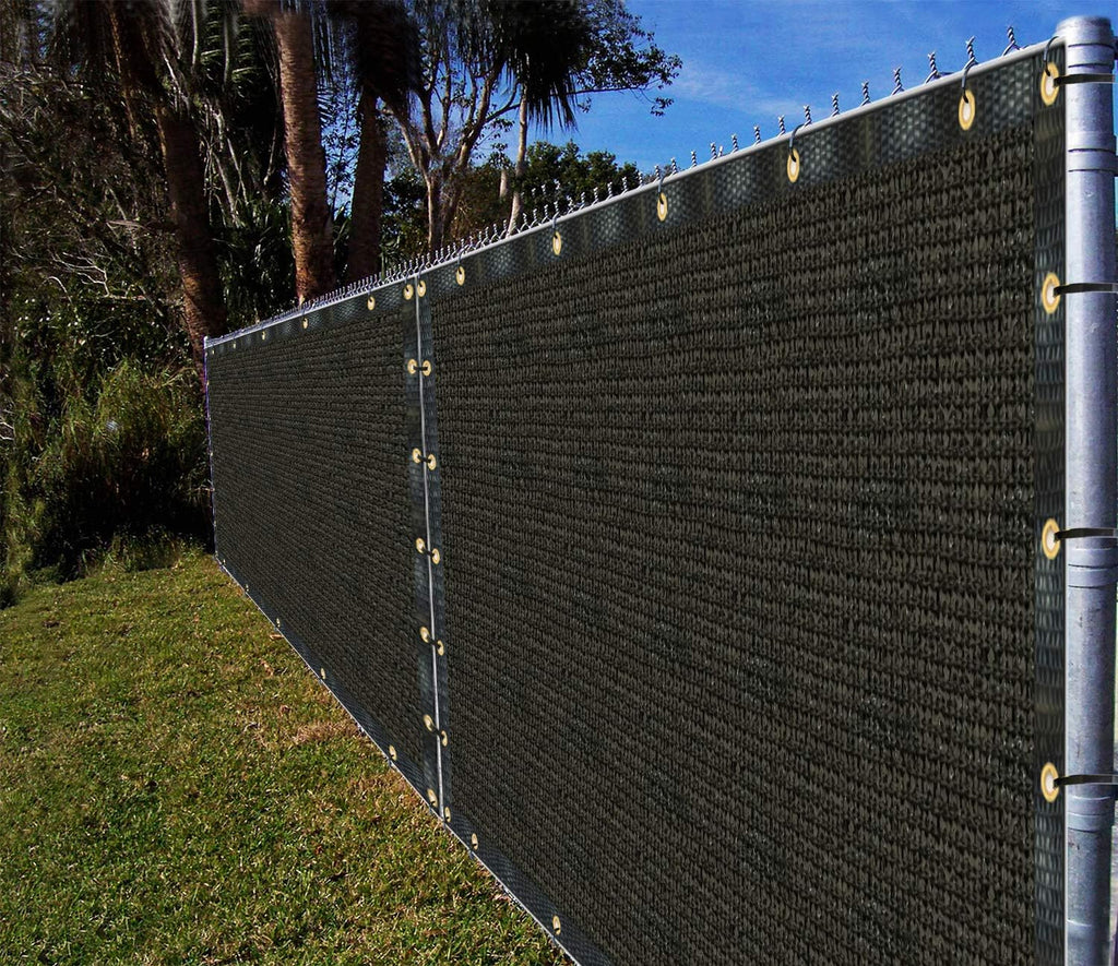 Ifenceview 20' x 12' Black Fence Privacy Screen Fence Cover Panels Mesh Net for Construction Site Yard Driveway Garden Pergolas Gazebos Railing Canopy Awning 165 GSM