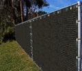 Ifenceview 20' x 12' Black Fence Privacy Screen Fence Cover Panels Mesh Net for Construction Site Yard Driveway Garden Pergolas Gazebos Railing Canopy Awning 165 GSM