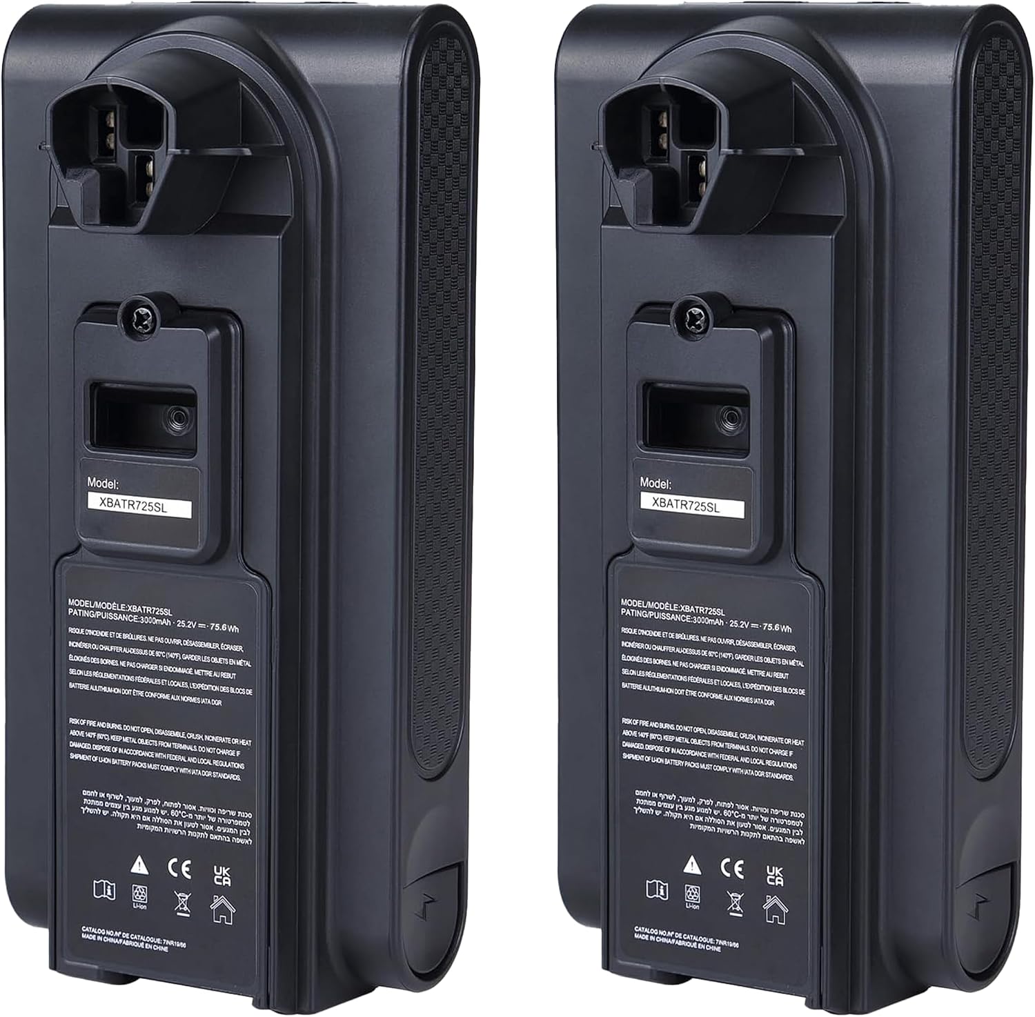2-Pack XBATR725SL Battery Compatible with IZ840H IZ862H UZ865H IZ862HC UZ865HCCO Shark Cordless Vacuum Cleaners 25.2V 2350mAh