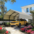 Quictent 10x20 ft Heavy Duty Metal Carport for Vehicle Storage Snowproof & Windproof Steel Car Shelter