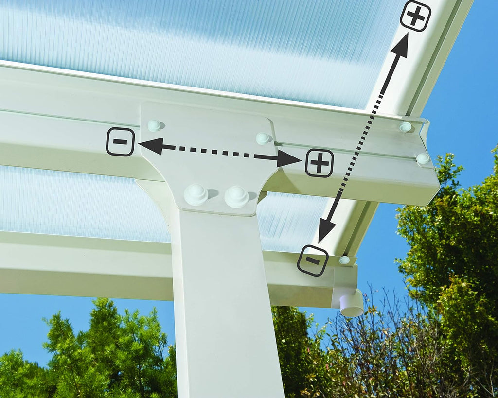 Palram - Canopia Feria 10' x 10' Patio Cover - White