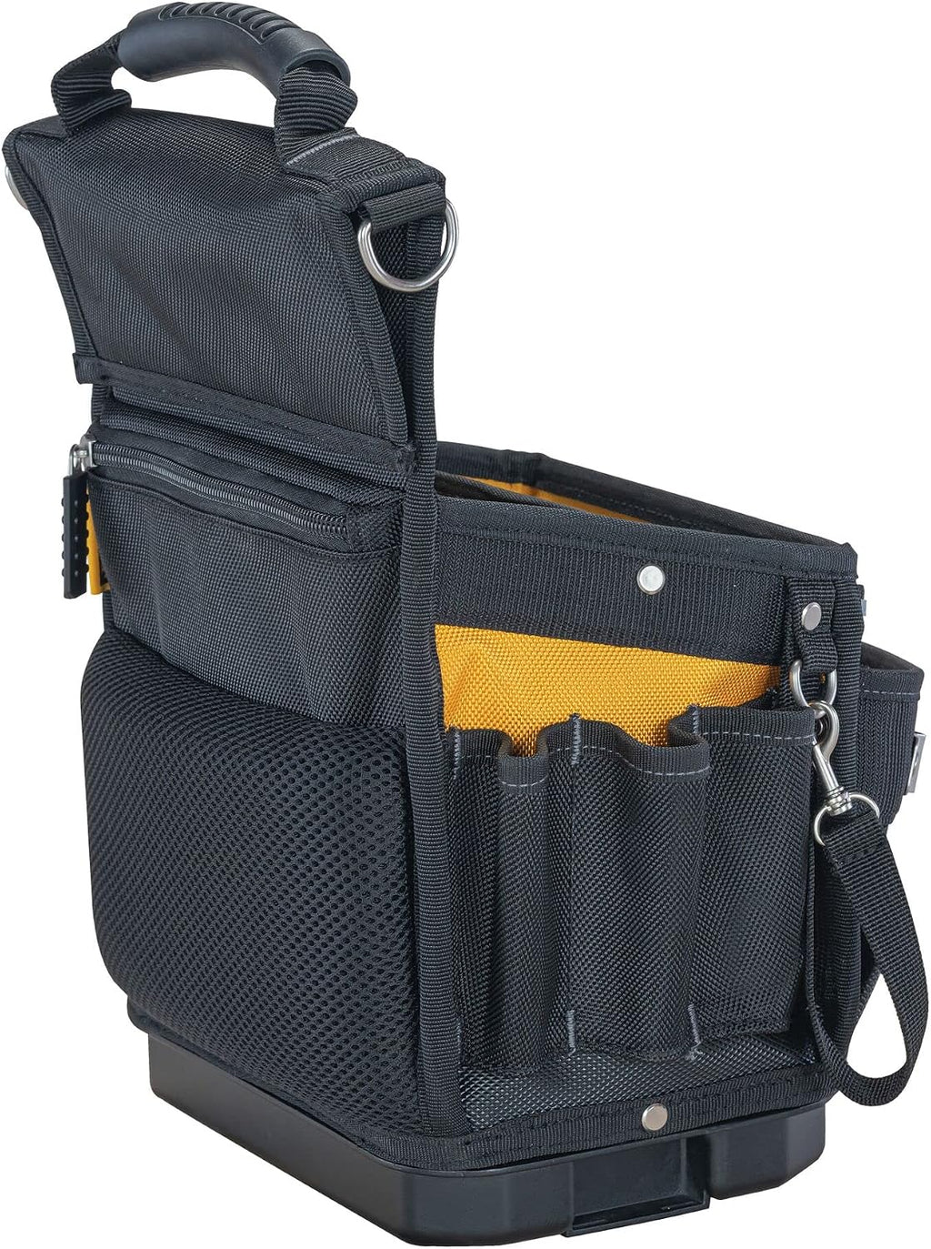 DEWALT Tool Bag, Easy Access Small Tool Pouch with Hard Bottom and Carrying Strap (DWST17624) (Pack of 4)