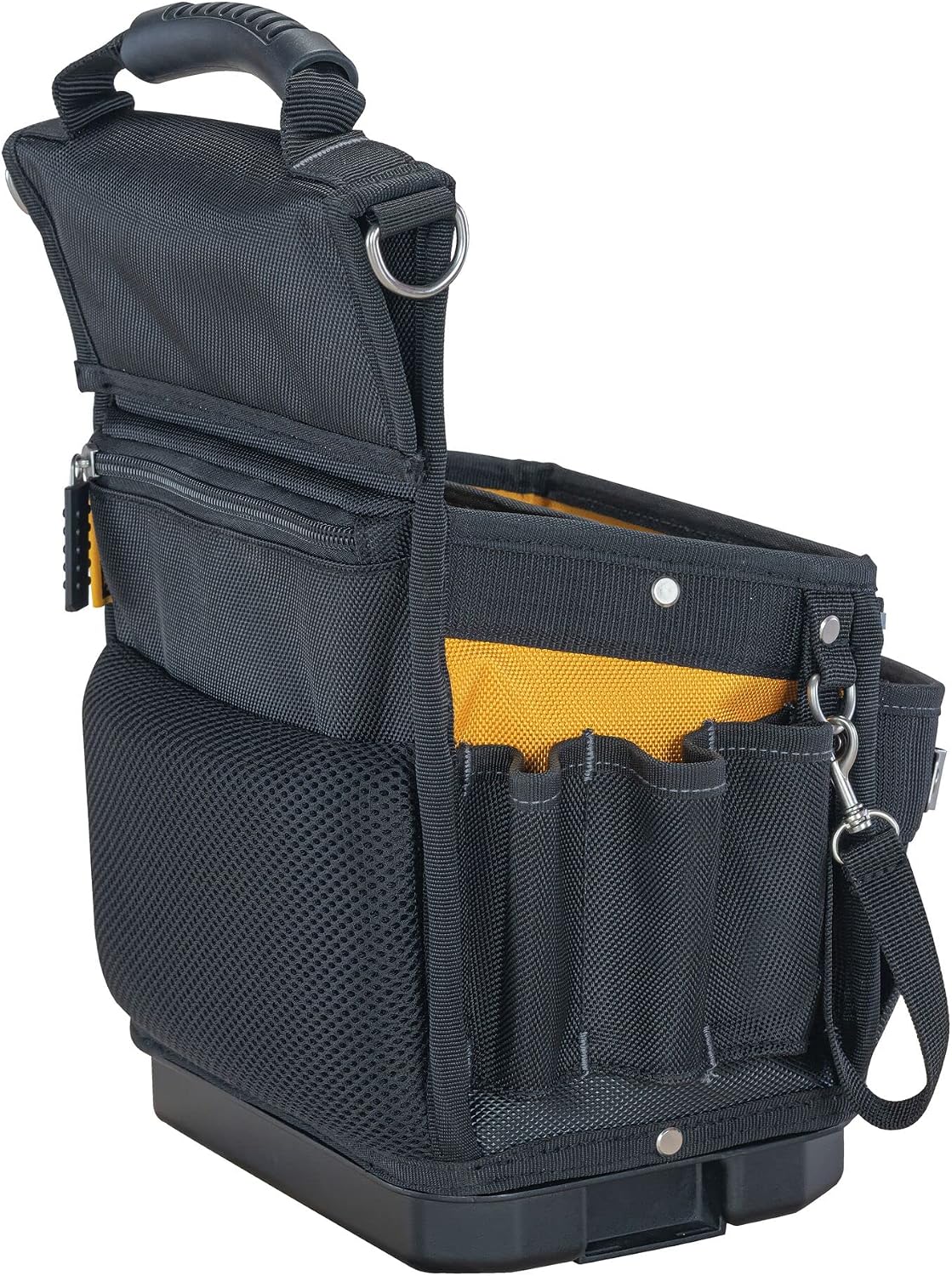 DEWALT Tool Bag, Easy Access Small Tool Pouch with Hard Bottom and Carrying Strap (DWST17624) (Pack of 4)