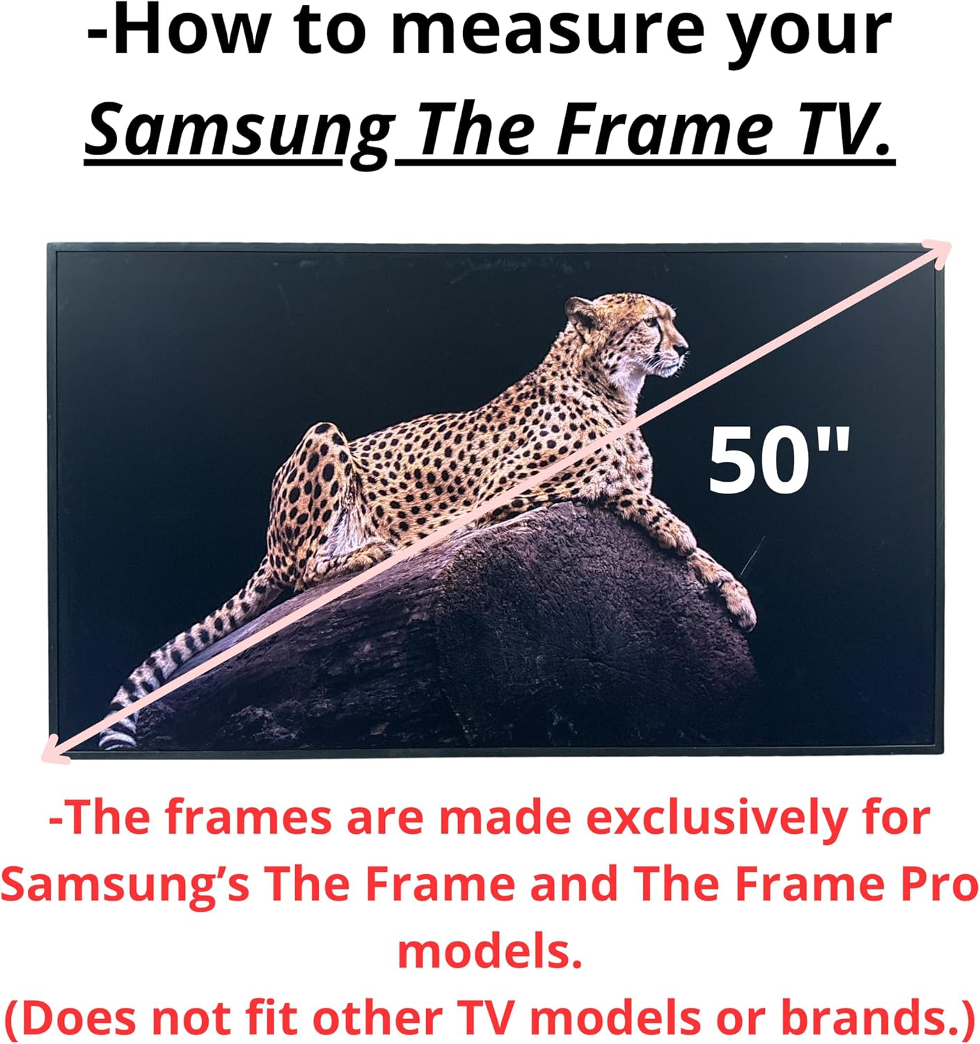32, 43, 50 & 55 Inch Handmade wood ornate TV Frame for Samsung The Frame TV, Rustic Driftwood finish (not for use with other models) (55 INCH)
