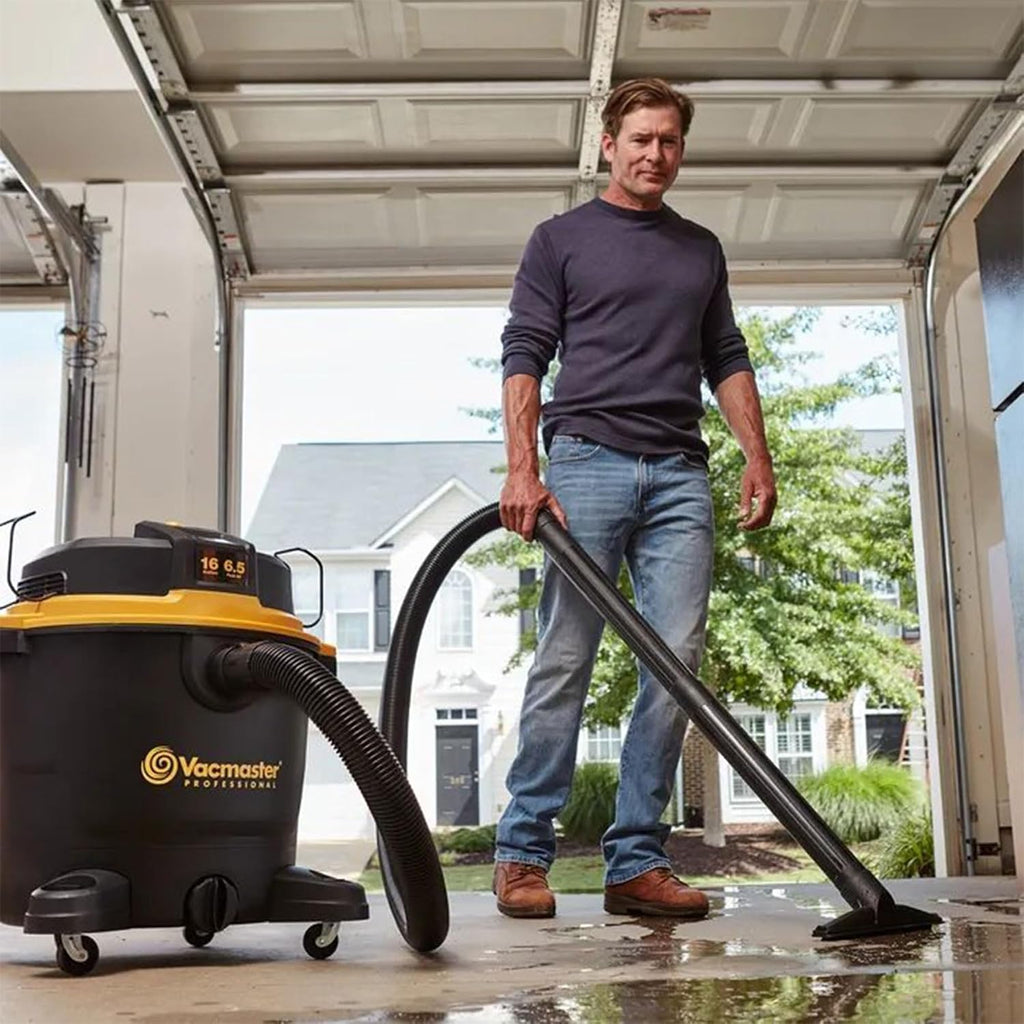 Vacmaster Professional - Wet/Dry Vac, 16 Gallon, Beast Series, 6.5 HP 2-1/2' Hose (VJH1612PF0201), Black