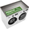 Premium HDPE Washer and Dryer Countertop 54'x27.5' – Waterproof washer dryer topper for Laundry Room Organization, Washer Dryer Countertop for Folding Clothes, Sorting & Extra Storage，Warm Grey