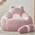 EBENCHICO Giant Bean Bag Chairs for Adults Teens, Plush Beanbag Chair with Filler Comfy Faux Fur Fluffy Bean Bag Sofa Couch for Reading Sleeping