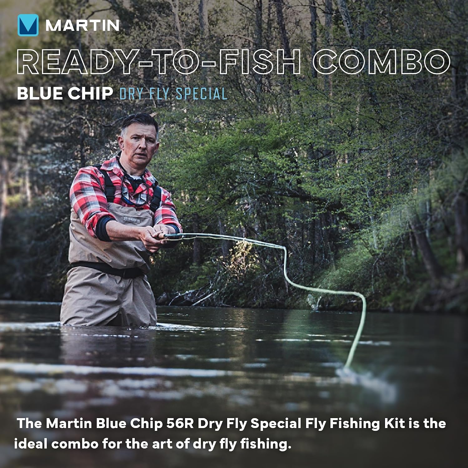 Martin Fly Reel and Fishing Rod Combo Kit