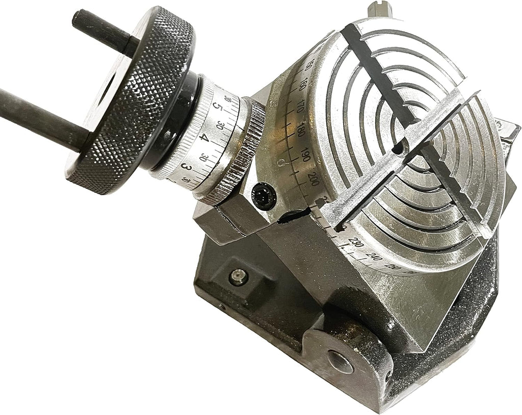 Rotary Table Tilting 4' Inches (100mm) 4 Slots for Milling Machines Tool