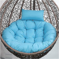 Swing Hanging Chair Cushion Egg Chair Cushion Thicken Hanging Basket Egg Chair Waterproof Heavy Duty Swing Chair Cover Seat Cushion for Garden Outdoor Indoor Patio(12,120CM)
