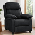 Korser Recliner Chair, Living Room Chairs for Adults, Padded Deep Seat Reading Chair with Side Pockets, Small Recliners for Small Spaces, Lounge Chair for Living Room, Bedroom, and RV (Linen)